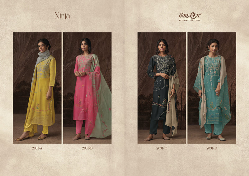 Omtex Nirja Muslin Embroidery Salawr Suits