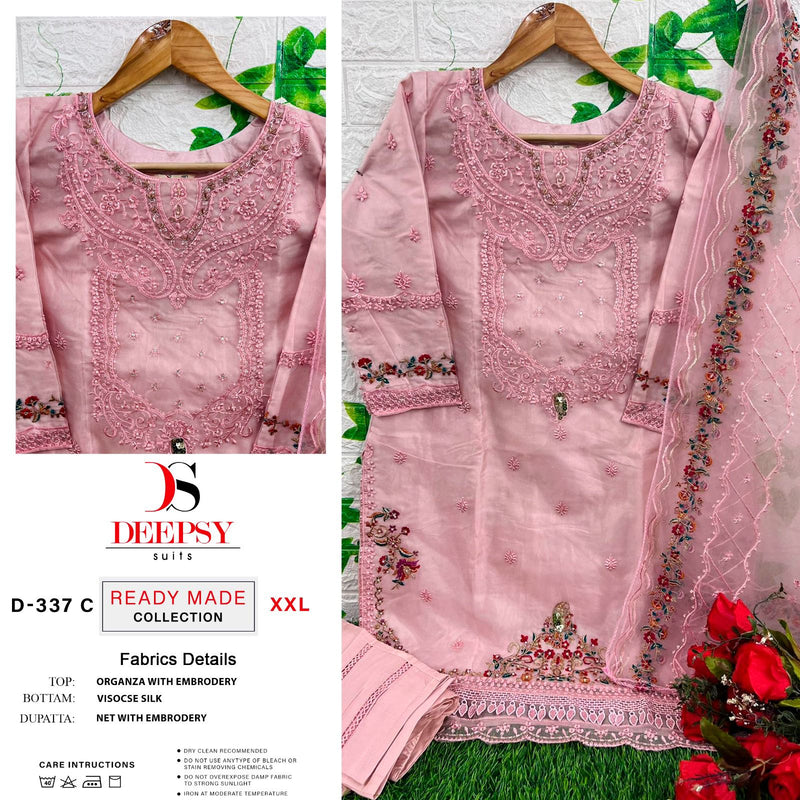 Deepsy Suits Dno D 337 Abcd Pure Orgnaza Embroided Pret Collection