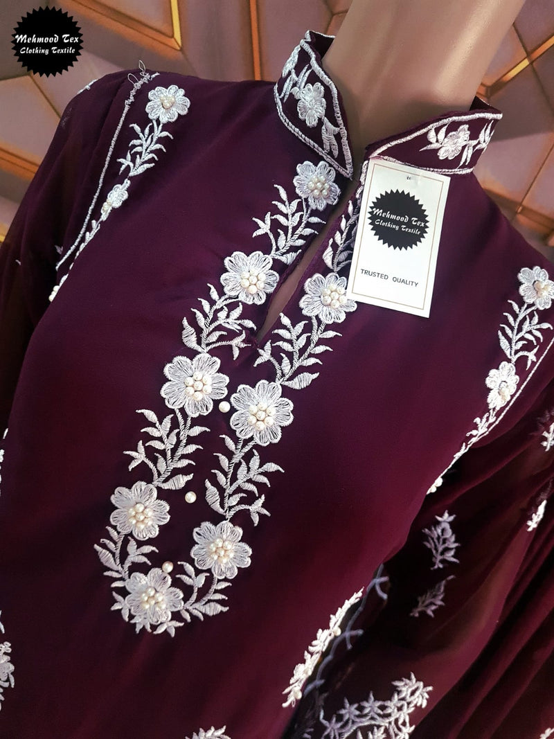 Mehmood Tex Vol 17 Heavy Fox Georegette Embroieded Pret Collection