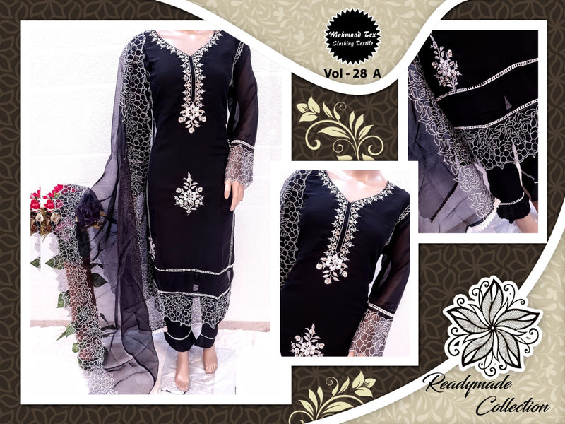 Mehmood Tex Vol 28 Heavy Fox Georegette Embroided Pret Collection