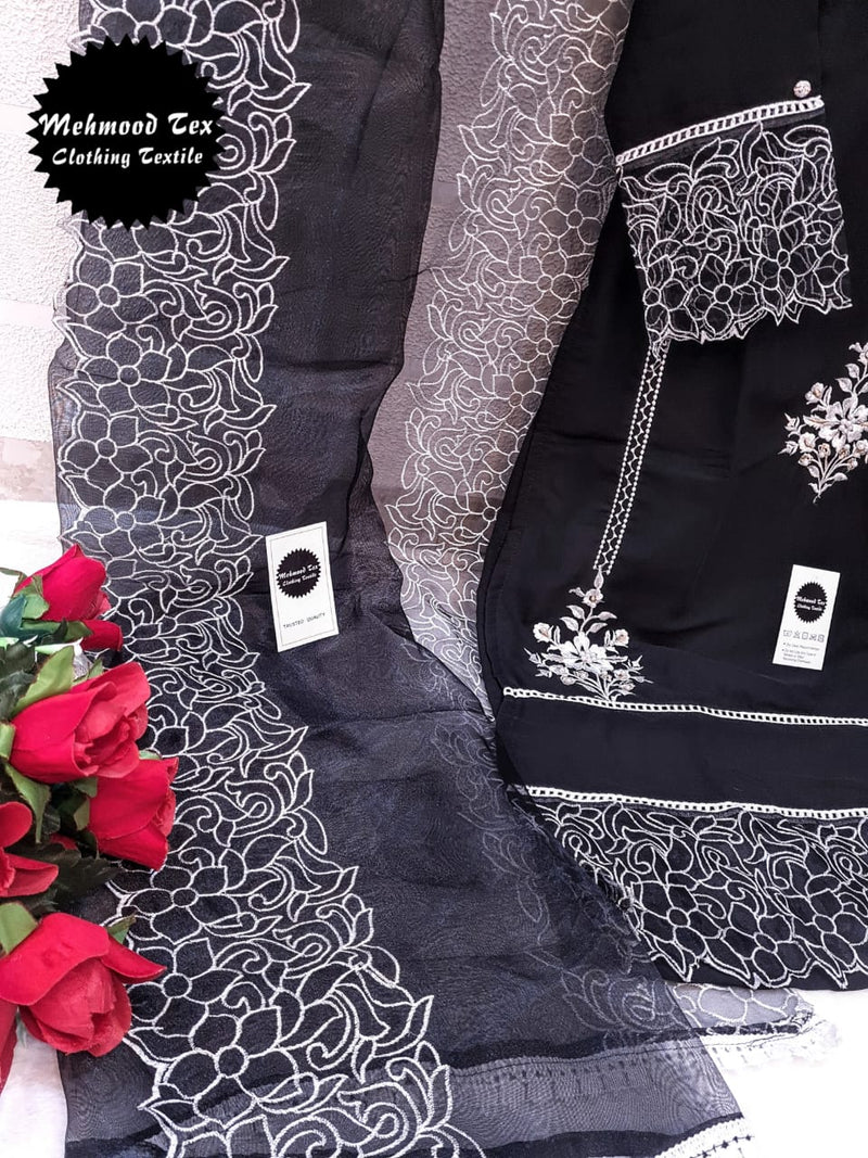 Mehmood Tex Vol 28 Heavy Fox Georegette Embroided Pret Collection