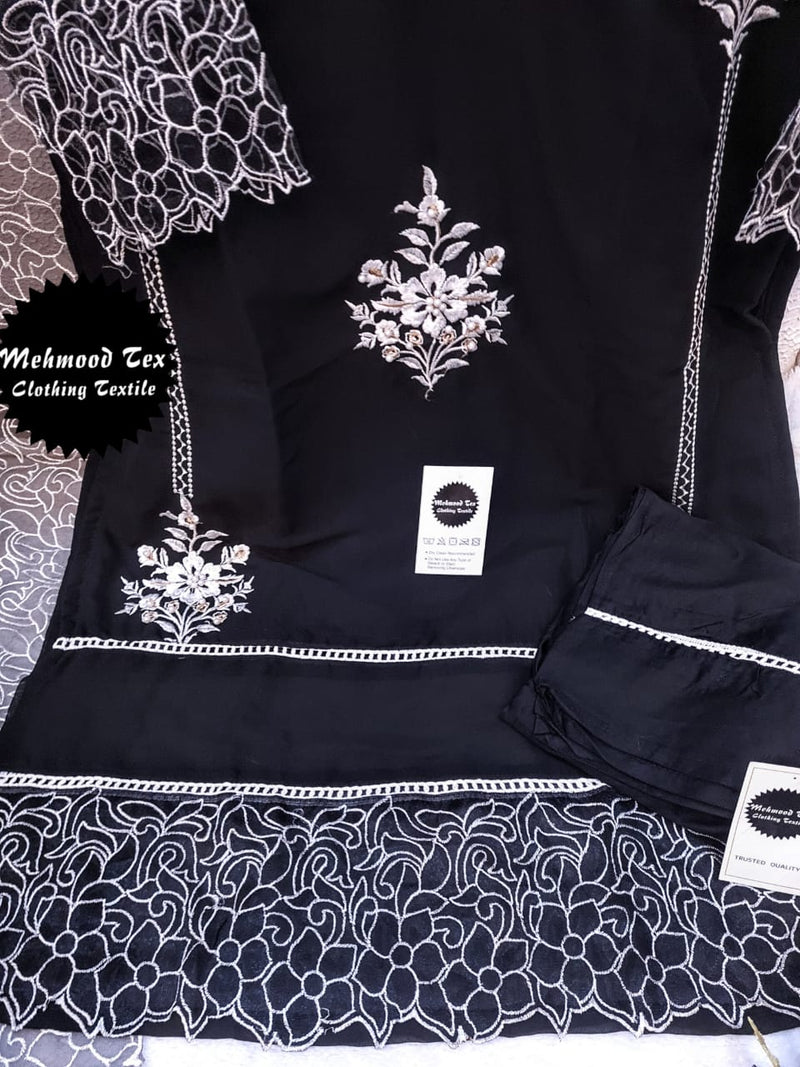 Mehmood Tex Vol 28 Heavy Fox Georegette Embroided Pret Collection
