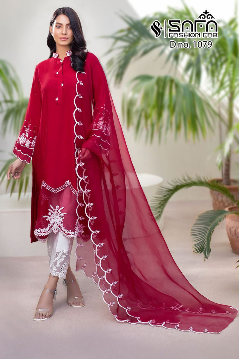 Safa Fashion Fab Dno 1079 Heavy Georgette Pret Collection