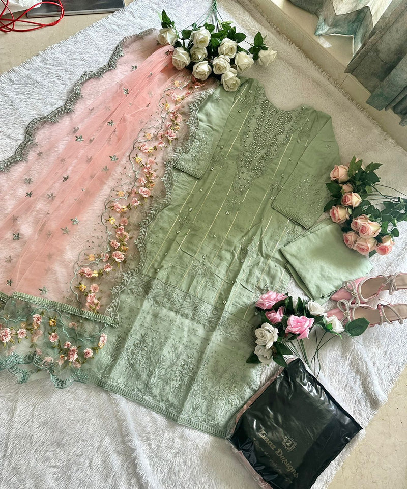 Ziaaz Designs Busra Vol 1 Cotton Embroided Pret Collection