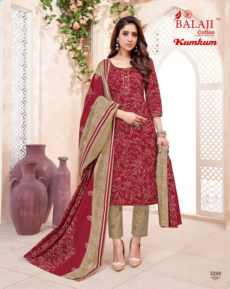 Balaji Cottton Kumkum Vol 32 Cotton Kurti