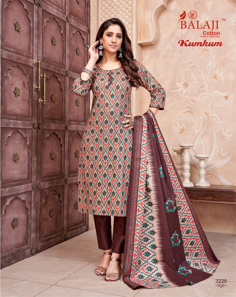 Balaji Cottton Kumkum Vol 32 Cotton Kurti