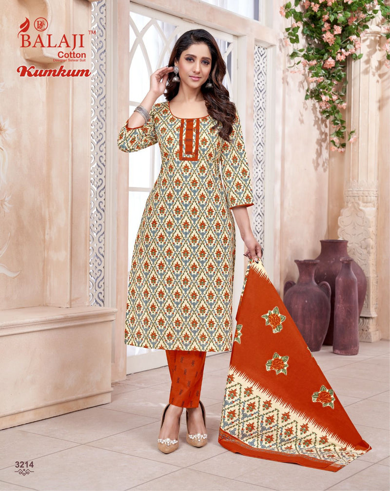 Balaji Cottton Kumkum Vol 32 Cotton Kurti