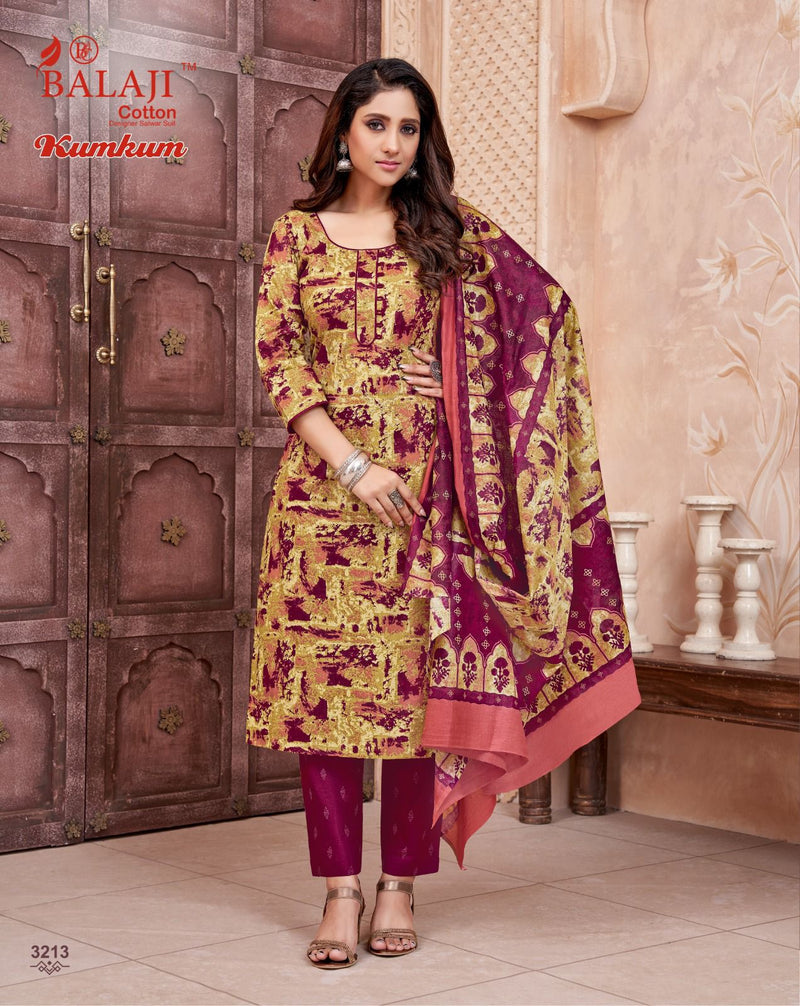 Balaji Cottton Kumkum Vol 32 Cotton Kurti