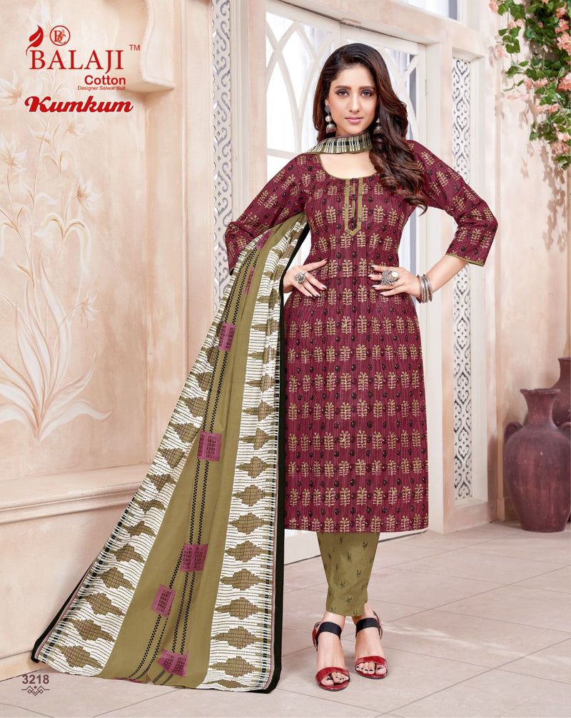 Balaji Cottton Kumkum Vol 32 Cotton Kurti