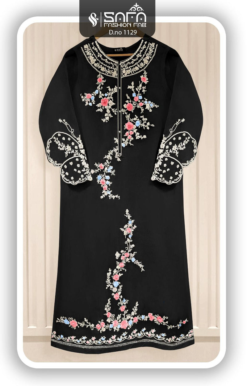 Safa Fashion Fab Dno 1129 Heavy Georgette Embroidered Pret Collection