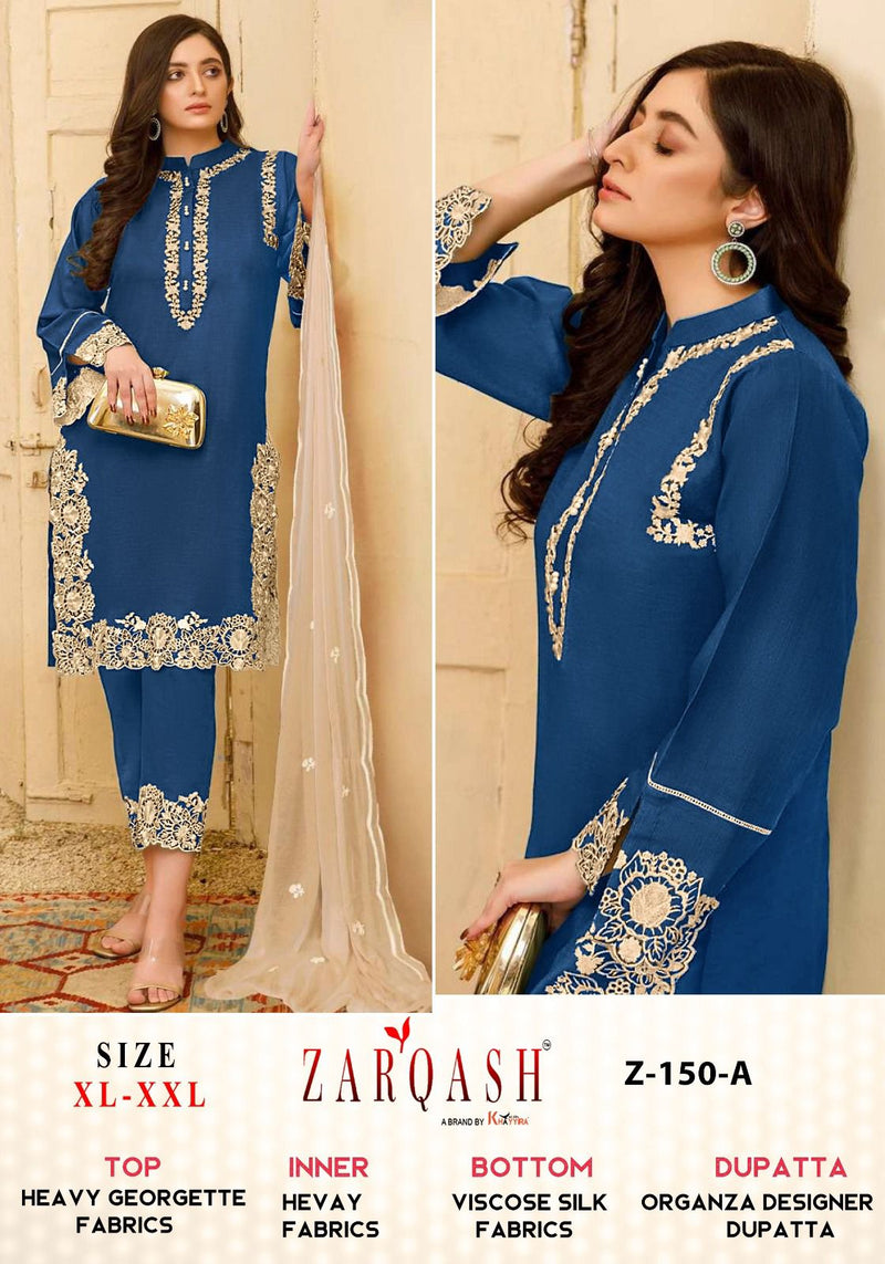 Zarqash Z 150 Heavy Georgette Embrodry Pret Collection