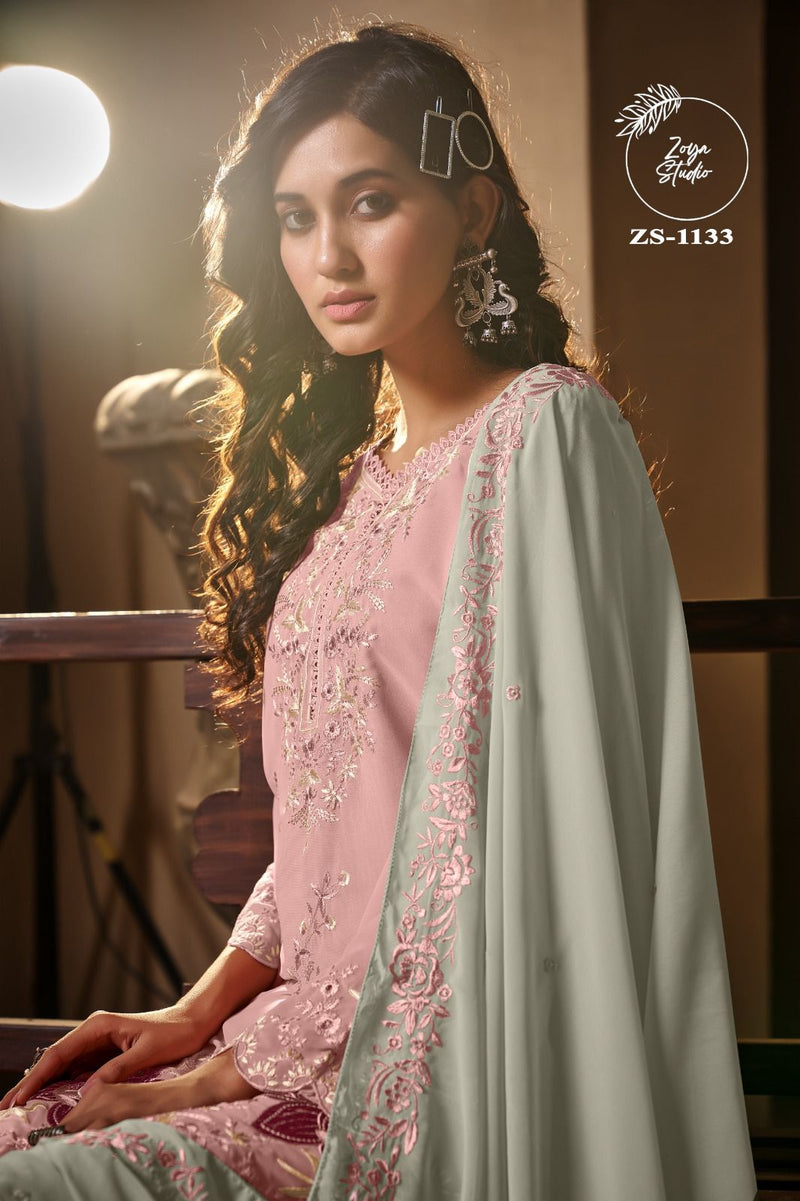 Zoya Studio Zs 1133 Georgotte Embroided Pret Collection
