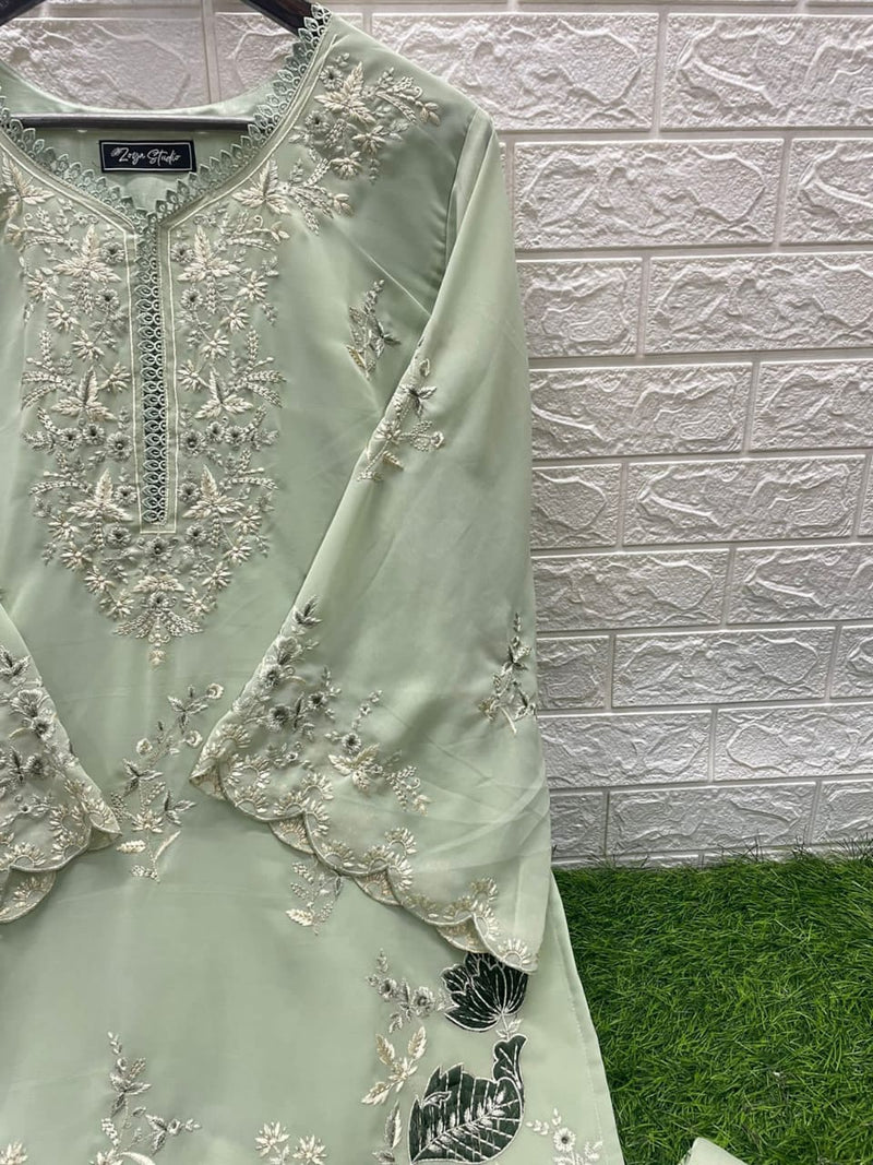 Zoya Studio Zs 1133 Georgotte Embroided Pret Collection
