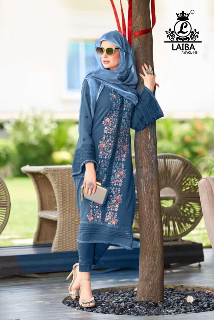 Laiba Designer Am Vol 146 Pure Georgette Pret Collection