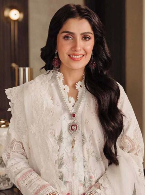Johra Tex Jt 127 Cambric Cotton With Heavy Self Embroidery Work Salwar Suit