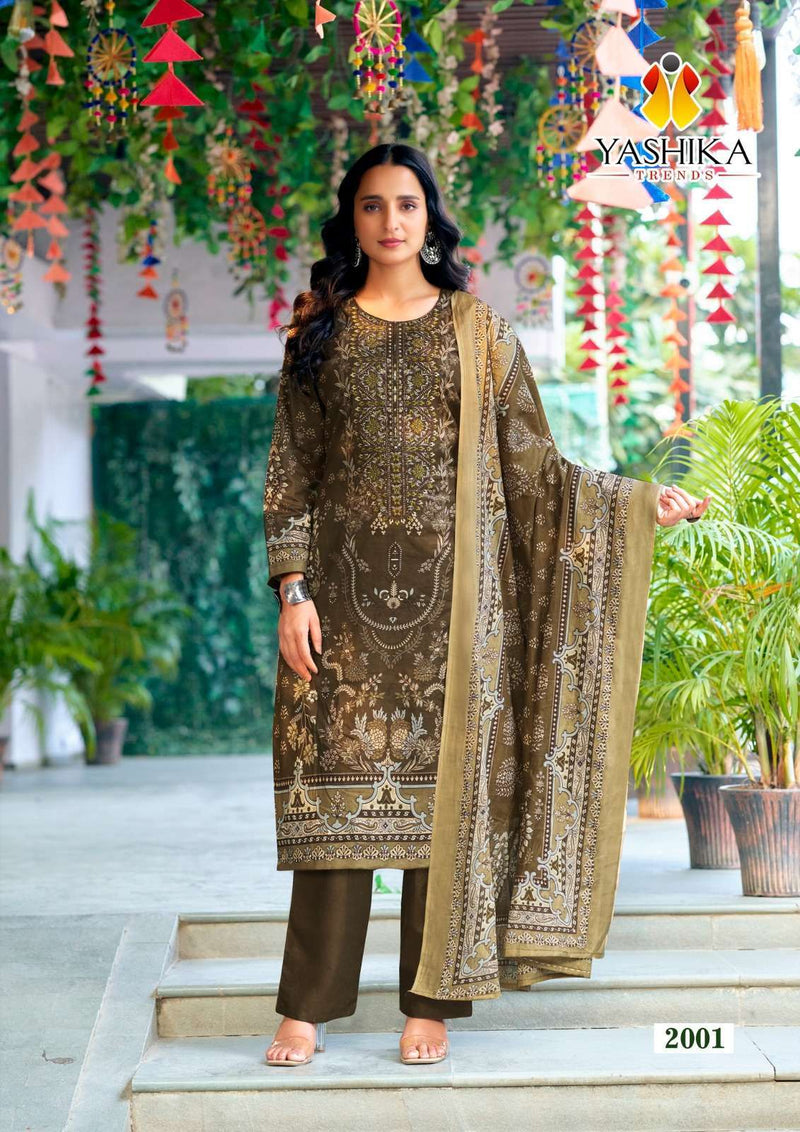 Yashika Trends Nayra C Heavy Cotton Printed With Neckwork Salwar Suit