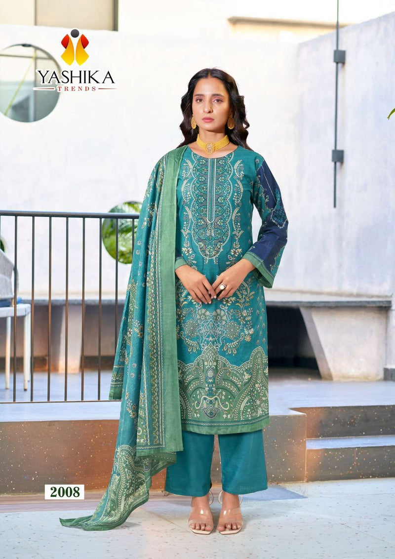 Yashika Trends Nayra C Heavy Cotton Printed With Neckwork Salwar Suit
