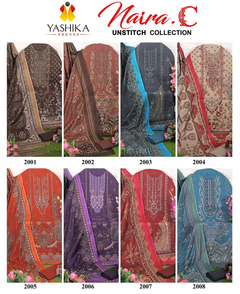 Yashika Trends Nayra C Heavy Cotton Printed With Neckwork Salwar Suit