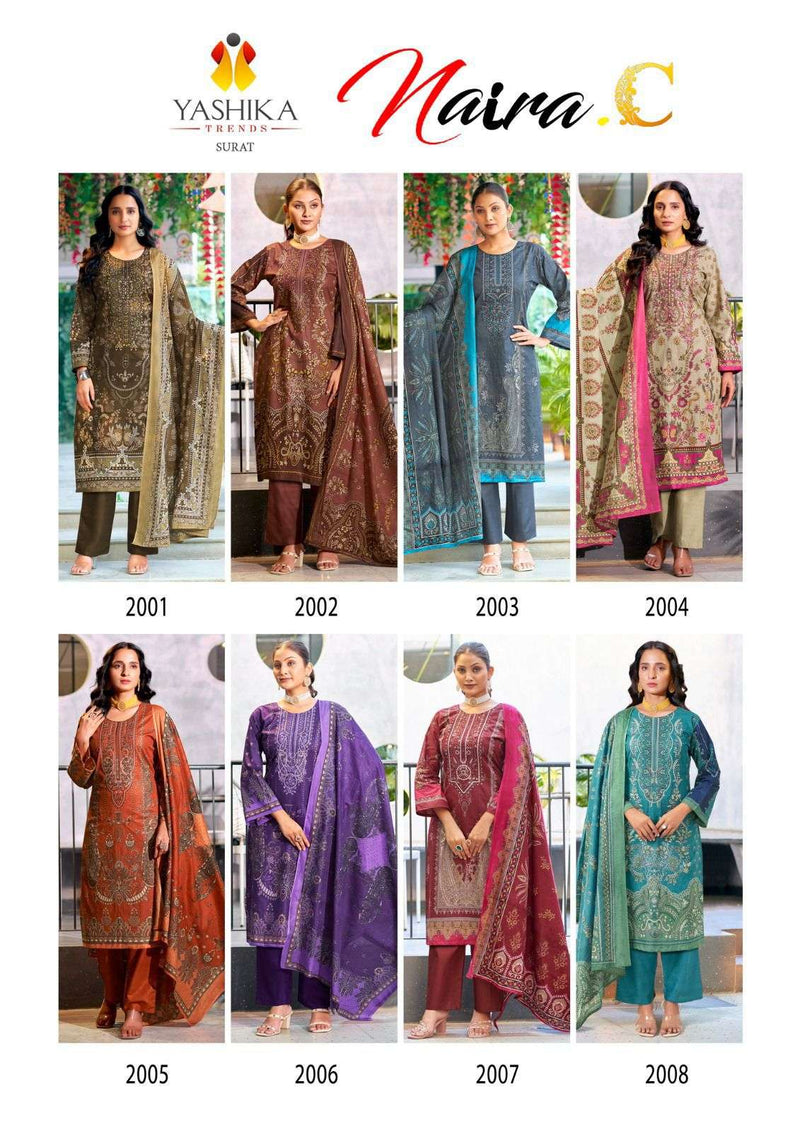 Yashika Trends Nayra C Heavy Cotton Printed With Neckwork Salwar Suit