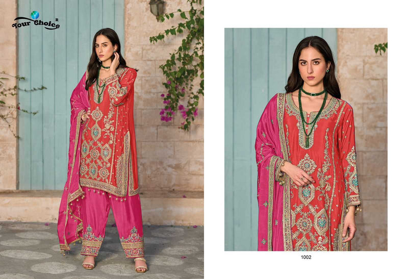 Your Choice Afgani Exclusive Design Chinon Designer Salwar Suit