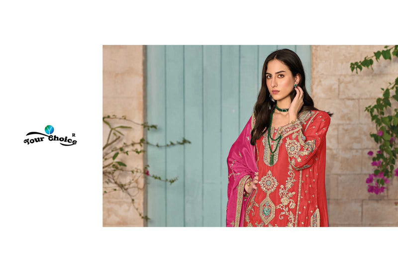 Your Choice Afgani Exclusive Design Chinon Designer Salwar Suit