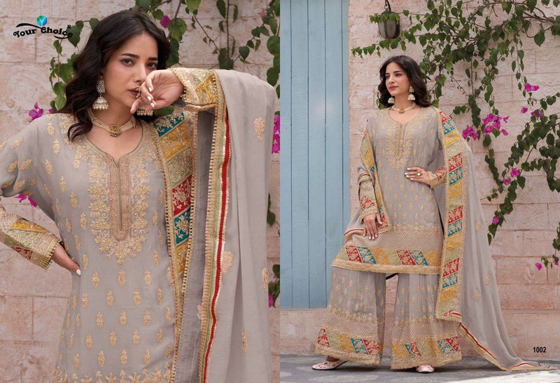 Your Choice Orbit Chinon Heavy Designer Party Wear Salwar Suit