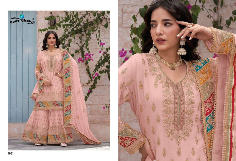Your Choice Orbit Chinon Heavy Designer Party Wear Salwar Suit