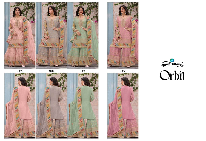 Your Choice Orbit Chinon Heavy Designer Party Wear Salwar Suit