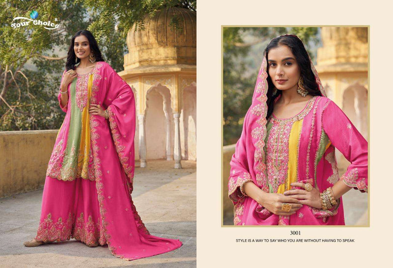 Your Choice Orra Vol 3 Chinon Heavy Designer Party Wear Digital Printed Salwar Suit