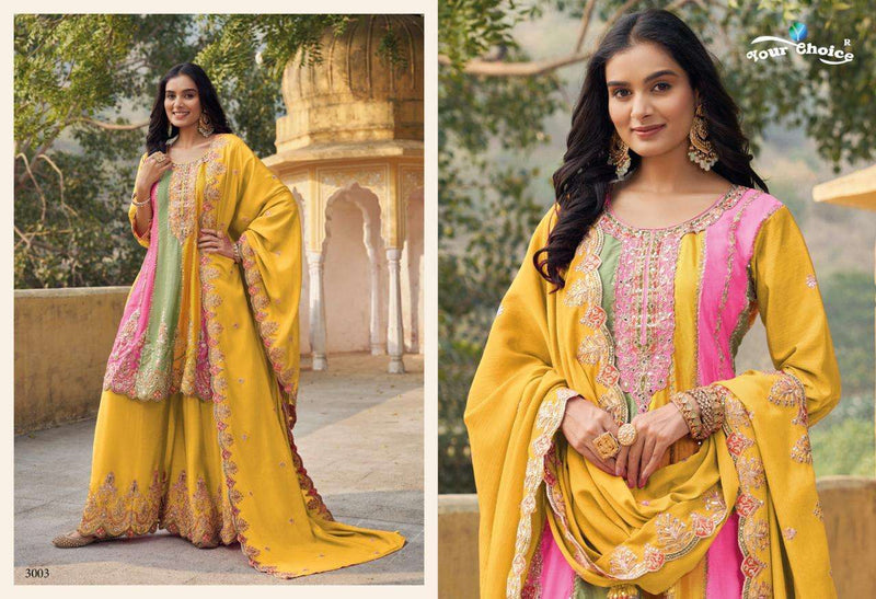 Your Choice Orra Vol 3 Chinon Heavy Designer Party Wear Digital Printed Salwar Suit