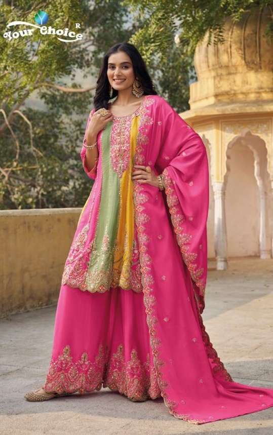 Your Choice Orra Vol 3 Chinon Heavy Designer Party Wear Digital Printed Salwar Suit