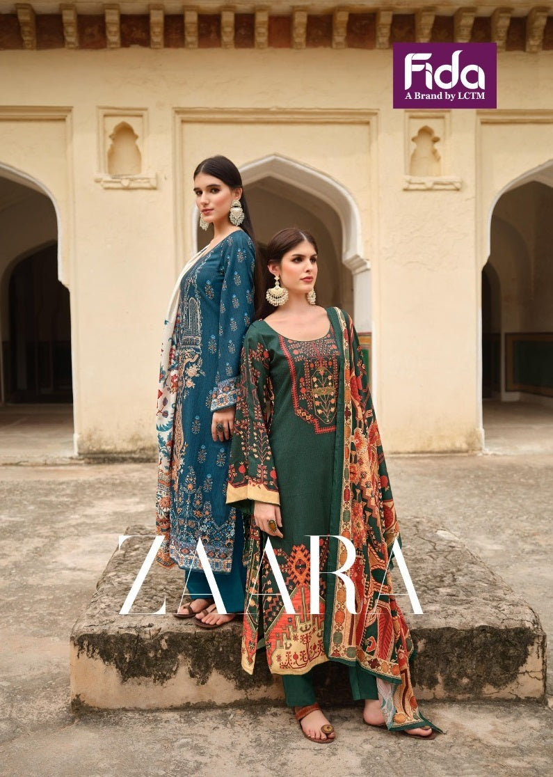 Fida Zaara Pashmina Printed Winter Wear Salwar Kameez Collection