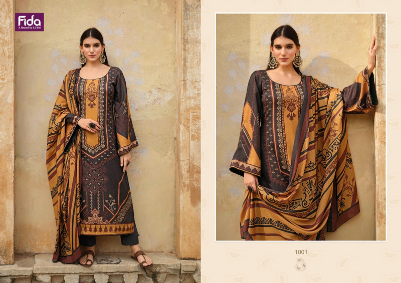 Fida Zaara Pashmina Printed Winter Wear Salwar Kameez Collection