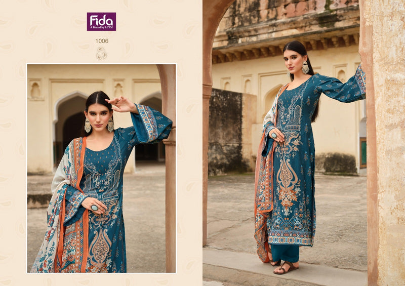 Fida Zaara Pashmina Printed Winter Wear Salwar Kameez Collection