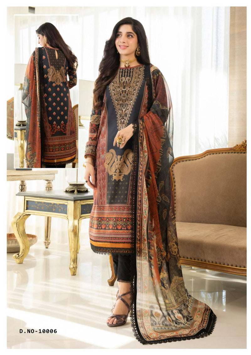 Keval Fab Zara Ali Firdous Vol 14 Cotton Karachi Printed Salwar Kameez Collection