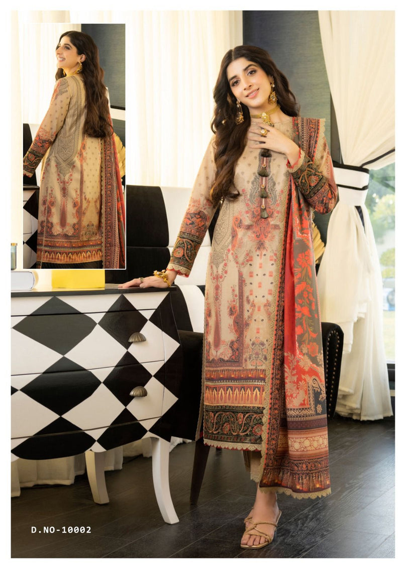 Keval Fab Zara Ali Firdous Vol 14 Cotton Karachi Printed Salwar Kameez Collection