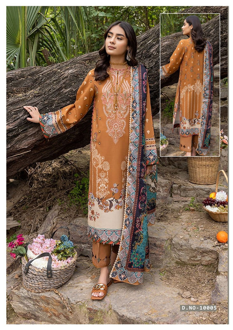 Keval Fab Zara Ali Firdous Vol 14 Cotton Karachi Printed Salwar Kameez Collection