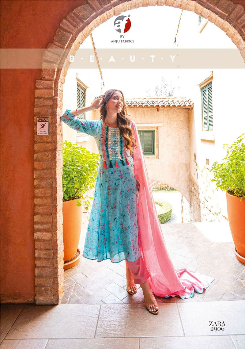 Anju Fabrics Zara Vol 3 Cotton Beautiful Designer Kurti Combo Set