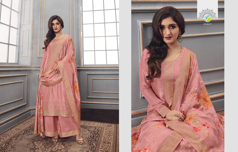 Vinay Fashion Kasheesh Zareena Vol 7 Hit List Jacquard Heavy Embroidery Work Fancy Partywear Salwar Kameez