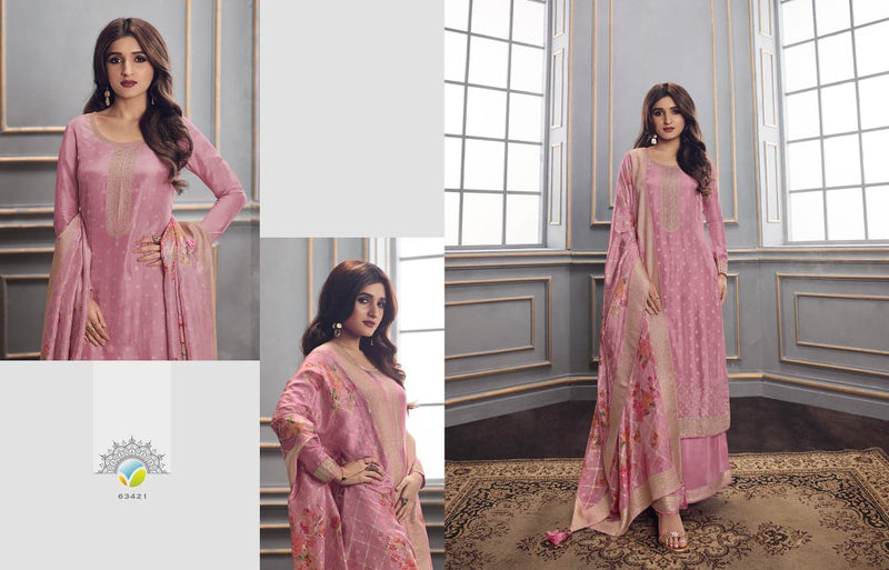 Vinay Fashion Kasheesh Zareena Vol 7 Hit List Jacquard Heavy Embroidery Work Fancy Partywear Salwar Kameez