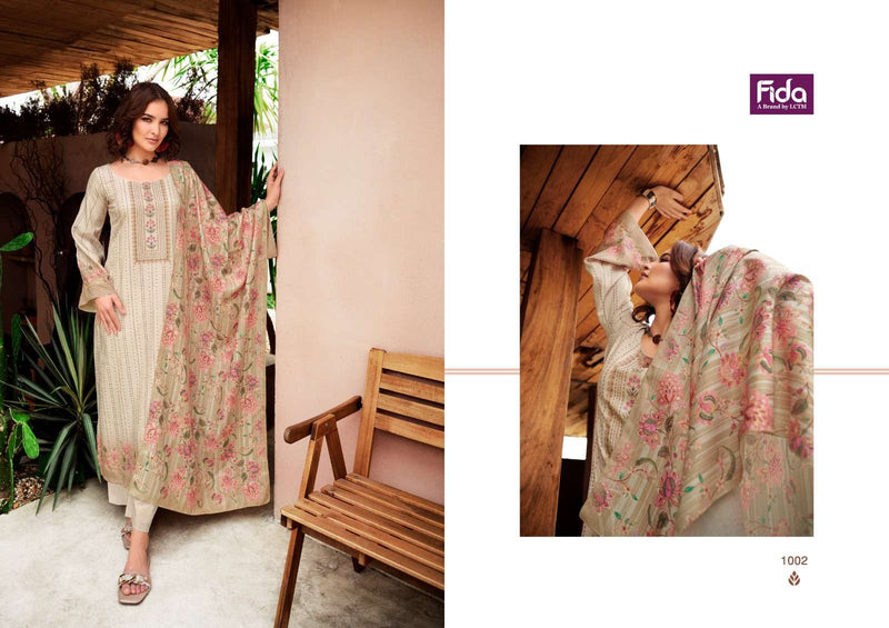 Fida Zeal Pashmina Kashmiri Wool Designer Printed Salwar Suit Collection