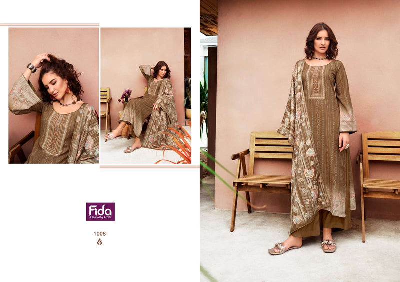 Fida Zeal Pashmina Kashmiri Wool Designer Printed Salwar Suit Collection