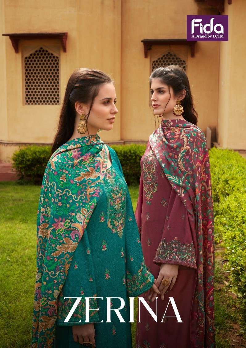 Fida Zerina Pashmina Digital Wool Fancy Printed Salwar Kameez Collection