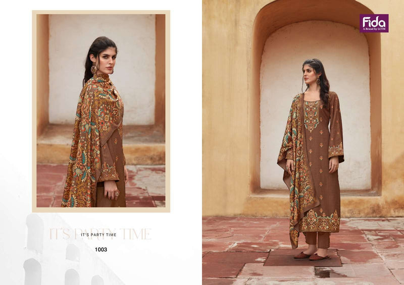Fida Zerina Pashmina Digital Wool Fancy Printed Salwar Kameez Collection