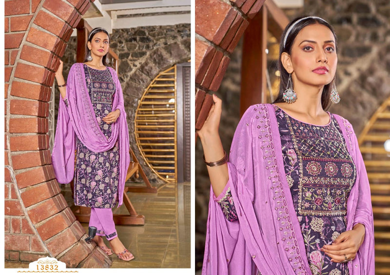 Kalaroop Kajree Fashion Zhansi Vol 2 Jam Cotton Print Fancy Embroidery Work Kurti Combo Set