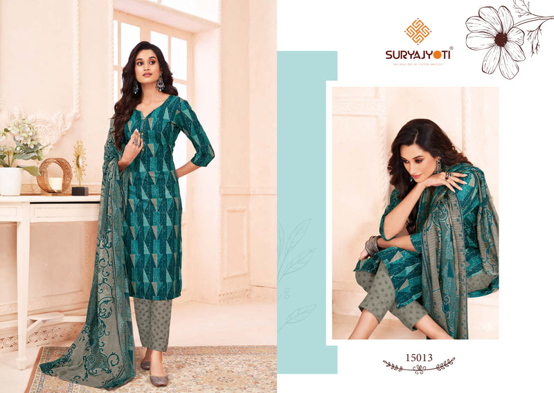 Suryajyoti Zion Collection Vol 15 Cotton Printed Regular Wear Salwar Suit