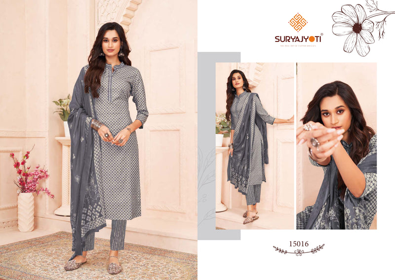 Suryajyoti Zion Collection Vol 15 Cotton Printed Regular Wear Salwar Suit