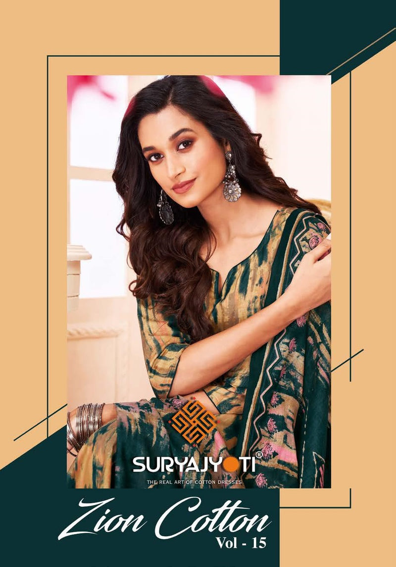 Suryajyoti Zion Collection Vol 15 Cotton Printed Regular Wear Salwar Suit