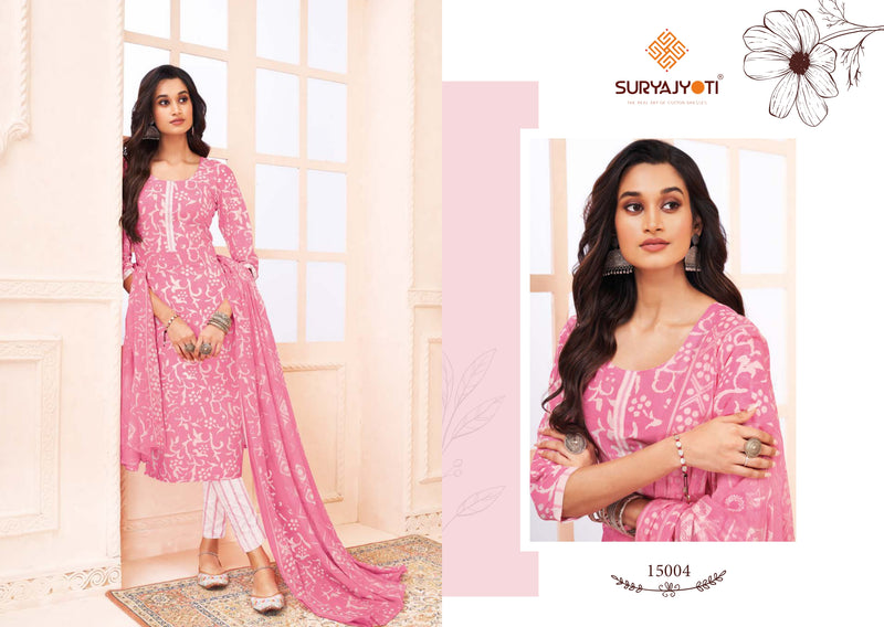 Suryajyoti Zion Collection Vol 15 Cotton Printed Regular Wear Salwar Suit