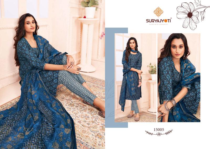 Suryajyoti Zion Collection Vol 15 Cotton Printed Regular Wear Salwar Suit